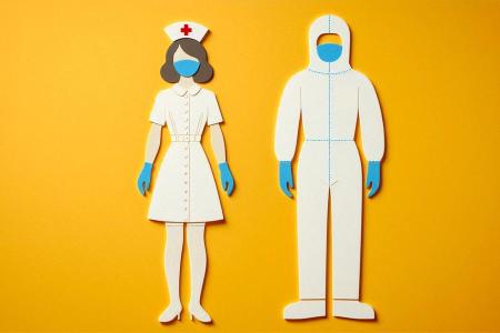 ¿Reciclarías una bata quirúrgica junto con una blusa femenina? ¿O la quemarías?