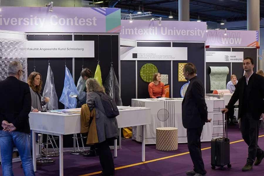 El concurso universitario Heimtextil 2025 atrae a jóvenes talentos.